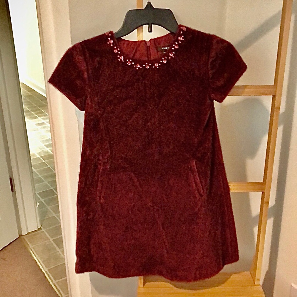 Imoga Natasha Tweed Faux Fur Dress